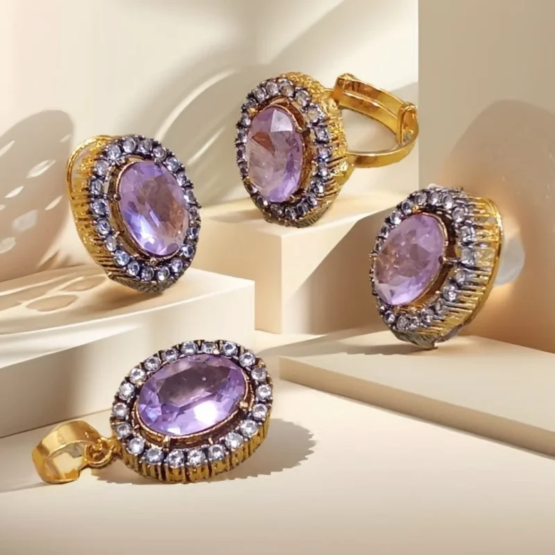 Exquisite Handcrafted Mariam Gemstone Jewelry